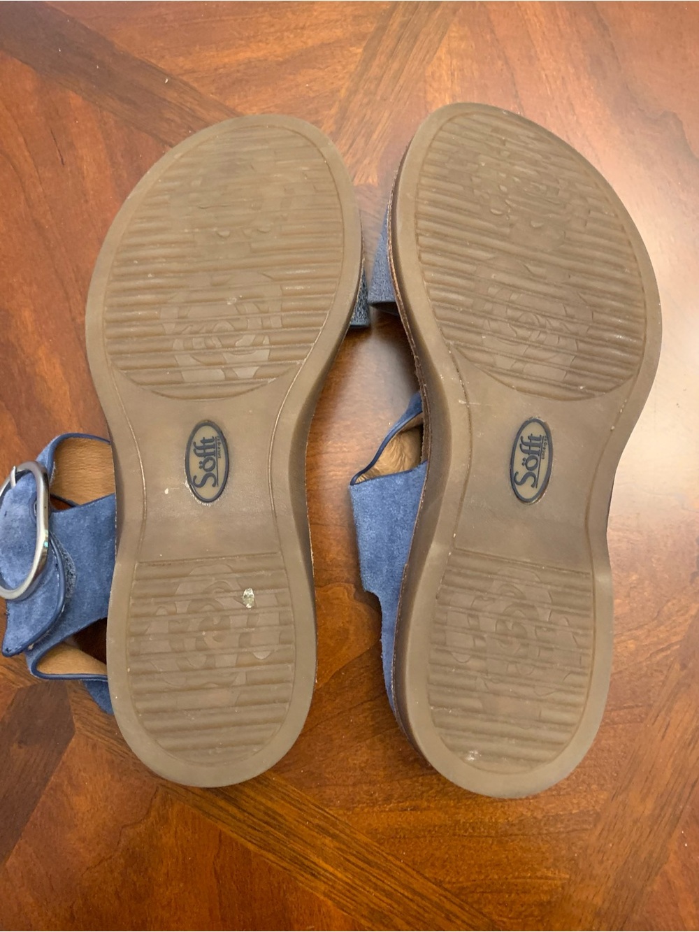 Sofft Women's French blue Bali Sandal. Size 7.5. - Picture 3 of 6